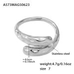 color: A573-Steel Color Ring -Small / size: US 7