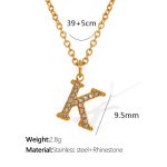 color: XL175 Gold K Necklace