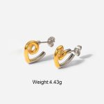 color: Two-tone Gold Heart