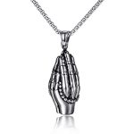color: Praying + Stainless Steel Chain