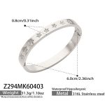 color: Z294-Steel Color Bangle
