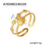color: A785-Gold Ring