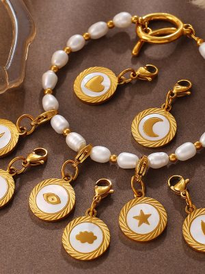 Xingyue Lightning Shape Fritillary round Brand Lobster Buckle Pendant DIY High Class Elegant Accessories