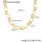 color: TXP364-Gold Necklace 51+5cm