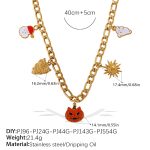 color: XL582G4.8MM-1 Multi-element Necklace