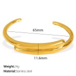 color: SZ181 Gold Bangle