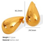 color: EH768 Gold Earrings