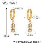 color: Q161-Gold Earrings
