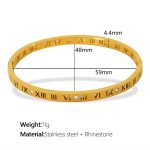 color: SZ53 Gold Bangle