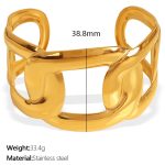 color: SZ133 Gold Bangle