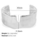color: SZ177 Silver Bangle
