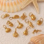 Ornament Accessories Simulation Three-Dimensional Pendant Cherry Penguin Heart-Shaped Pendant DIY Homemade Necklace