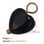 color: PJ402BKG Obsidian Pendant