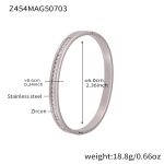 color: Z454-Steel Color Zircon Bangle