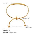 color: SL412G Gold Bracelet