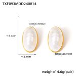 color: TXF093-Gold Earrings