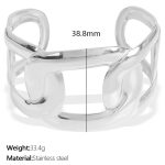 color: SZ133 Silver Bangle