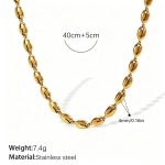color: XL320G Gold Necklace