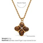 color: XL808BNG Tiger Eye Necklace