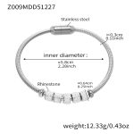 color: Z009-Steel Color Bangle
