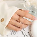 color: A050-Rose Gold Ring -Size 6