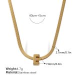 color: XL459GE Gold Necklace