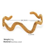 color: SZ223G Gold Bangle