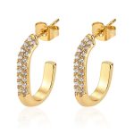 color: U Shape Multi Stone