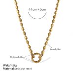 color: XL661G Gold Necklace