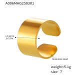 color: A006-Gold Ring / size: US 6