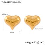 color: TXF044-Gold Earrings
