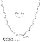 color: XL416S Silver Necklace