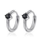 color: MS-762 Steel Color Round Black Rhinestone
