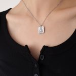color: P450-Steel Color Necklace -40+5cm