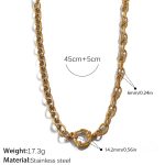 color: XL745G Gold Necklace