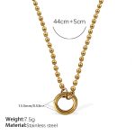 color: XL632G Gold Necklace