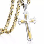 color: Split Gold + Steel Chain