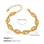 color: SL463G Gold Bracelet