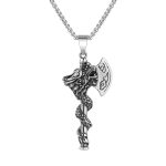 Faucet Axe Geometric Ruyi Domineering Necklace Stainless Steel Retro Pendant Ornaments