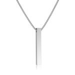 color: Column Silver + Stainless Steel Chain