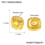 color: TXF112-Gold Earrings