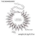 color: TXE380-Steel Color Bracelet 16+11cm
