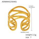 color: A098-Gold Ring / size: US 7