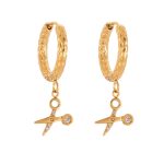 color: Q173-Gold Earrings