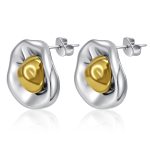 color: Two-tone Gold -3 Flower Shape