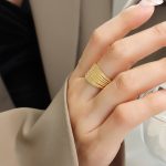 color: A430-Gold Ring / size: US 5