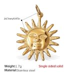 color: PJ262G Single-sided Solid Pendant