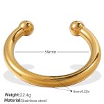 color: SZ272G Gold Bangle