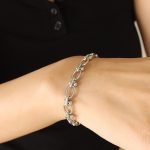 color: E204-Steel Color Bracelet 16+5cm