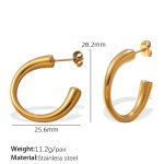 color: EH868G Gold Earrings